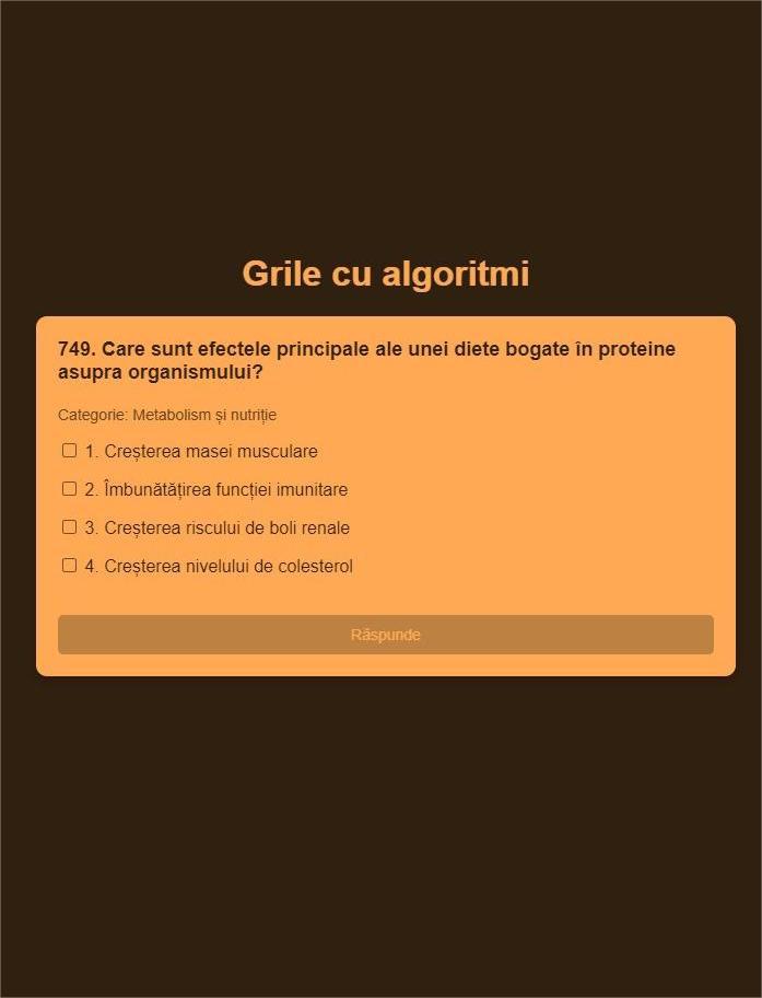 Grile cu Algoritmi